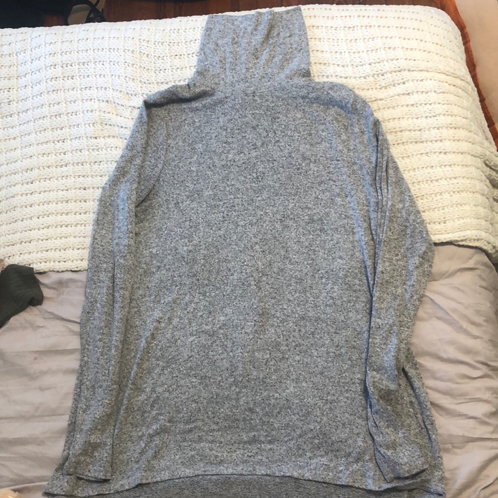 Grey turtleneck